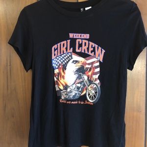 Black graphic t shirt